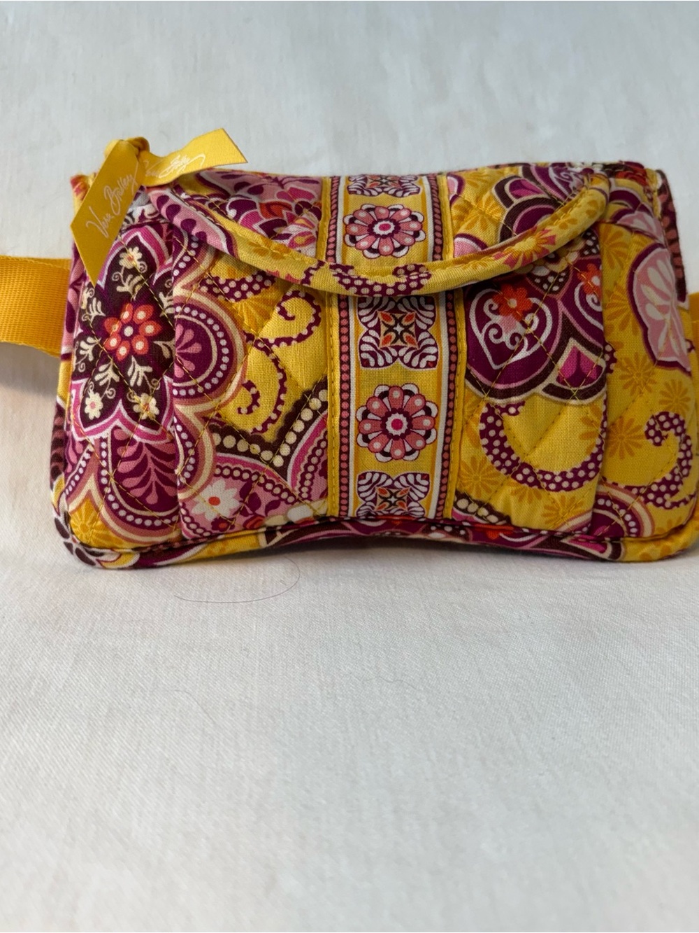 Vintage Vera Bradley “Bali Gold” Quilted Belt Bag Fanny Pack